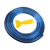 Maxbell Car Interior Moulding Strips Trim Car Gap Fillers for Dashboard Door Blue