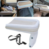 Maxbell Inflatable kids Bed Sturdy Folding for Sleepovers Car Back Seat with Belt