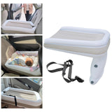 Maxbell Inflatable kids Bed Sturdy Folding for Sleepovers Car Back Seat with Belt