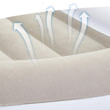 Maxbell Inflatable kids Bed Sturdy Folding for Sleepovers Car Back Seat with Belt