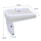 Maxbell Inflatable kids Bed Sturdy Folding for Sleepovers Car Back Seat with Belt