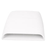 Maxbell Auto Car Decorative Air Flow Intake Hood Scoop Roof Bonnet Cover Vent Parts White