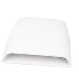 Maxbell Auto Car Decorative Air Flow Intake Hood Scoop Roof Bonnet Cover Vent Parts White