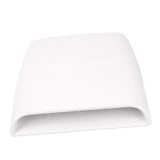 Maxbell Auto Car Decorative Air Flow Intake Hood Scoop Roof Bonnet Cover Vent Parts White