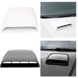 Maxbell Auto Car Decorative Air Flow Intake Hood Scoop Roof Bonnet Cover Vent Parts White