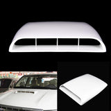 Maxbell Auto Car Decorative Air Flow Intake Hood Scoop Roof Bonnet Cover Vent Parts White