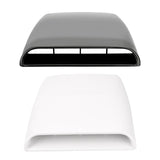 Maxbell Auto Car Decorative Air Flow Intake Hood Scoop Roof Bonnet Cover Vent Parts White