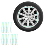 Maxbell 20x Reflective Wheel Hub Rim Stripe Universal Decal for Motorcycle
