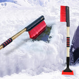 Maxbell Winter Snow Removal Brush Tool Telescopic Handle Universal for Vehicle