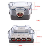 Maxbell Car Audio Power Distribution Block 4 Way Distributor for Boat Vehicles