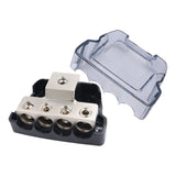 Maxbell Car Audio Power Distribution Block 4 Way Distributor for Boat Vehicles