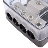 Maxbell Car Audio Power Distribution Block 4 Way Distributor for Boat Vehicles