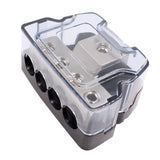 Maxbell Car Audio Power Distribution Block 4 Way Distributor for Boat Vehicles