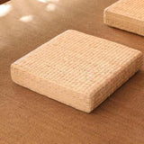 Maxbell Seat Cushion Handmade Decoration Square Comfortable for Office Backyard 40cmx40cmx10cm