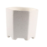 Maxbell Planter Pots Decorative with Drainage Hole for Living Room Nursery White