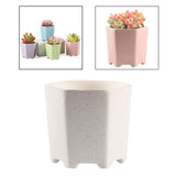 Maxbell Planter Pots Decorative with Drainage Hole for Living Room Nursery White