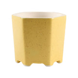 Maxbell Planter Pots Decorative with Drainage Hole for Living Room Nursery Yellow