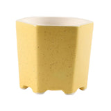 Maxbell Planter Pots Decorative with Drainage Hole for Living Room Nursery Yellow