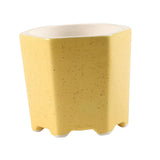 Maxbell Planter Pots Decorative with Drainage Hole for Living Room Nursery Yellow