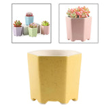 Maxbell Planter Pots Decorative with Drainage Hole for Living Room Nursery Yellow
