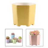 Maxbell Planter Pots Decorative with Drainage Hole for Living Room Nursery Yellow