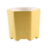 Maxbell Planter Pots Decorative with Drainage Hole for Living Room Nursery Yellow