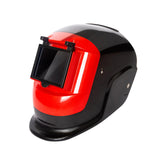 Maxbell Auto Welding Hood Heat Resistant Face Protector Welder Glasses for Welding Red