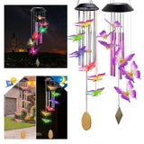 Maxbell Hanging Decorative Patio Lights LED Automatical for Lawn Balcony Window Silver