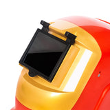Maxbell Auto Welding Hood Heat Resistant Face Protector Welder Glasses for Welding Golden