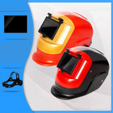 Maxbell Auto Welding Hood Heat Resistant Face Protector Welder Glasses for Welding Golden