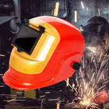 Maxbell Auto Welding Hood Heat Resistant Face Protector Welder Glasses for Welding Golden
