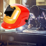 Maxbell Auto Welding Hood Heat Resistant Face Protector Welder Glasses for Welding Golden