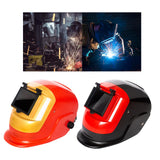 Maxbell Auto Welding Hood Heat Resistant Face Protector Welder Glasses for Welding Golden