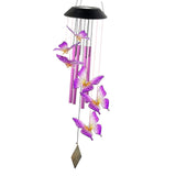 Maxbell Hanging Decorative Patio Lights LED Automatical for Lawn Balcony Window Purple