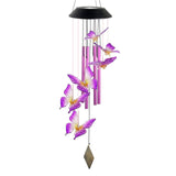 Maxbell Hanging Decorative Patio Lights LED Automatical for Lawn Balcony Window Purple