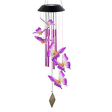 Maxbell Hanging Decorative Patio Lights LED Automatical for Lawn Balcony Window Purple