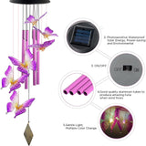 Maxbell Hanging Decorative Patio Lights LED Automatical for Lawn Balcony Window Purple