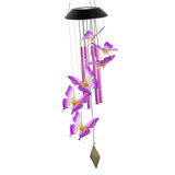 Maxbell Hanging Decorative Patio Lights LED Automatical for Lawn Balcony Window Purple