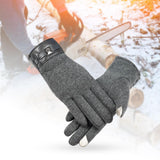 Maxbell Lightweight Winter Gloves Non Slip Gloves Flexible for Camping Hiking Biking Gray