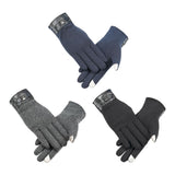 Maxbell Lightweight Winter Gloves Non Slip Gloves Flexible for Camping Hiking Biking Gray