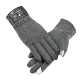 Maxbell Lightweight Winter Gloves Non Slip Gloves Flexible for Camping Hiking Biking Gray