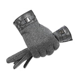 Maxbell Lightweight Winter Gloves Non Slip Gloves Flexible for Camping Hiking Biking Gray