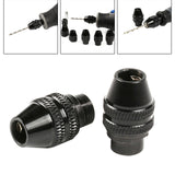 Maxbell Keyless Drill Chuck Bit Thread 9/32"-40 Screwdriver Drill Adapter 0.3-3.2mm 2Pcs