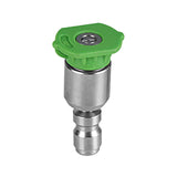 Maxbell Spray Nozzle Tips 4000 PSI Power Washer Attachments Tips for Driveway Car Green 25°