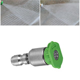 Maxbell Spray Nozzle Tips 4000 PSI Power Washer Attachments Tips for Driveway Car Green 25°