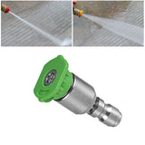 Maxbell Spray Nozzle Tips 4000 PSI Power Washer Attachments Tips for Driveway Car Green 25°
