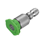 Maxbell Spray Nozzle Tips 4000 PSI Power Washer Attachments Tips for Driveway Car Green 25°