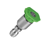 Maxbell Spray Nozzle Tips 4000 PSI Power Washer Attachments Tips for Driveway Car Green 25°