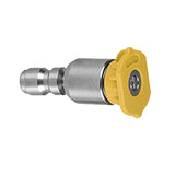 Maxbell Spray Nozzle Tips 4000 PSI Power Washer Attachments Tips for Driveway Car Yellow 15°