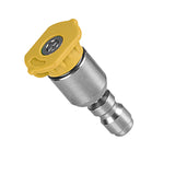 Maxbell Spray Nozzle Tips 4000 PSI Power Washer Attachments Tips for Driveway Car Yellow 15°